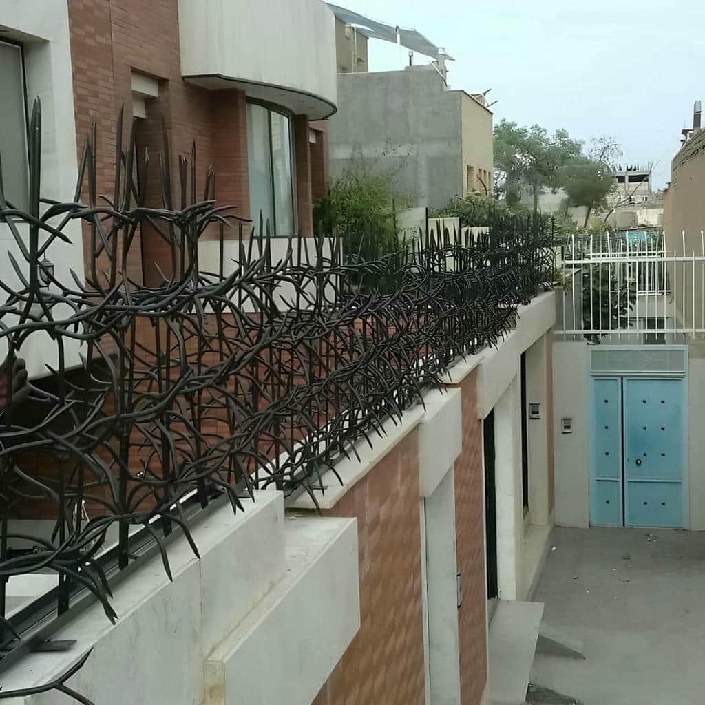 قیمت حفاظ دیوار ضد سرقت میلگردی با شاسی مقاوم