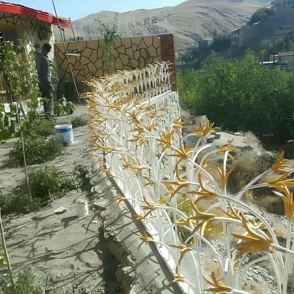 حفاظ لیلیوم دیوار لوکس ویلا برای امنیت ورودی