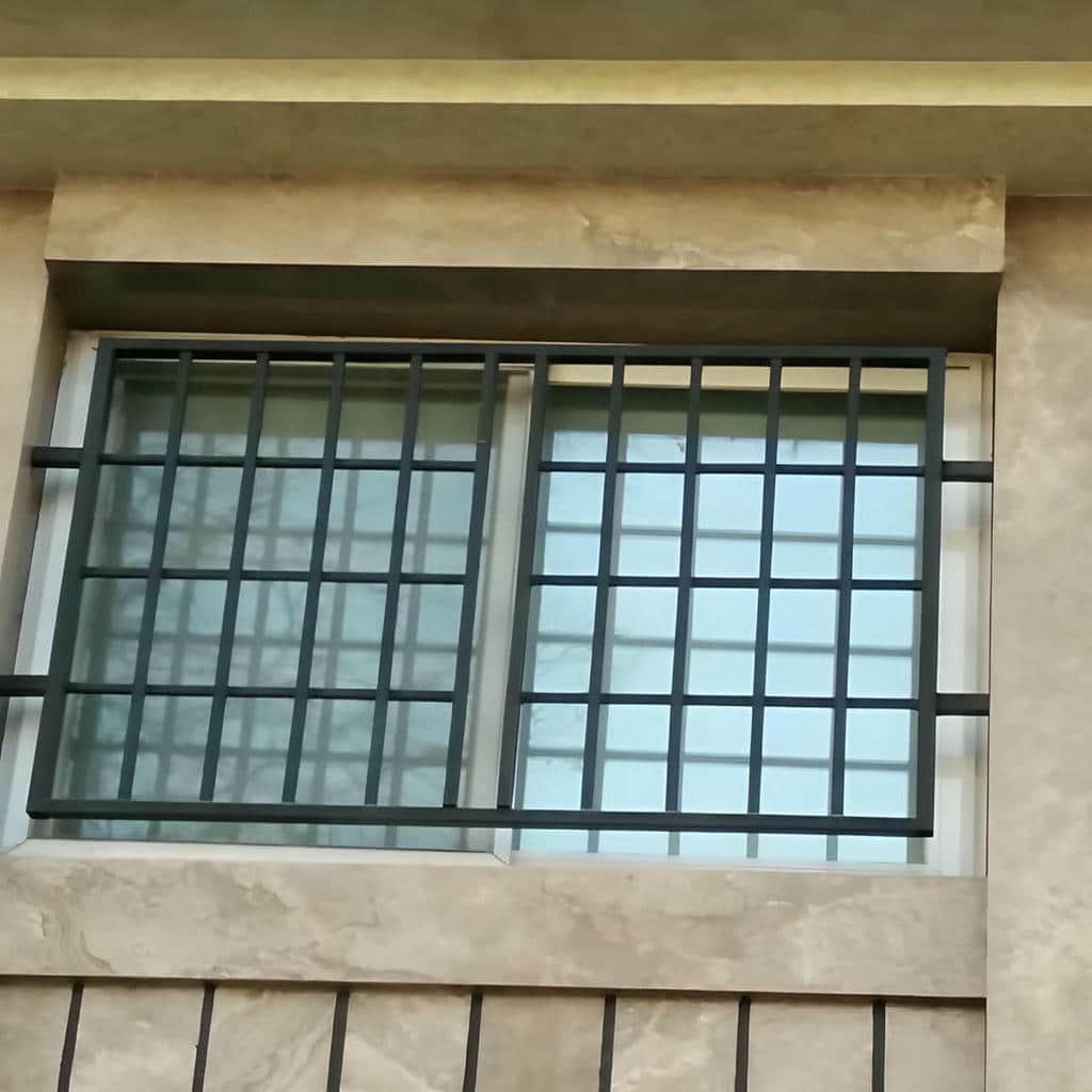 ساخت حفاظ پنجره طبقه اول با قاب دوبل