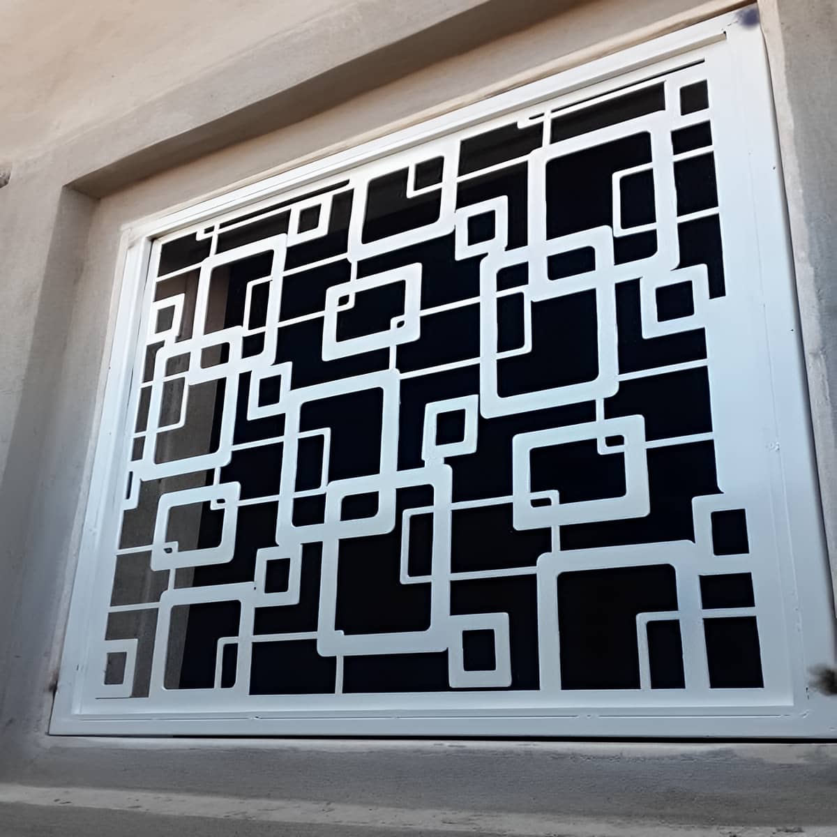 6 طرح حفاظ پنجره ضد سرقت میله عمودی