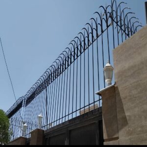 7 طرح حفاظ سرنیزه ای دیوار حیاط