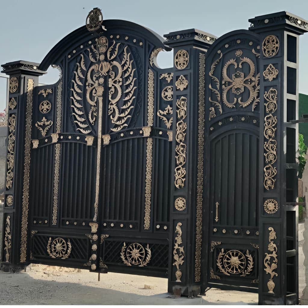 درب برش لیزری هندسی ورق‌دار برای امنیت ورودی