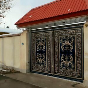 10 طرح درب پارکینگ برش لیزری طرح هندسی