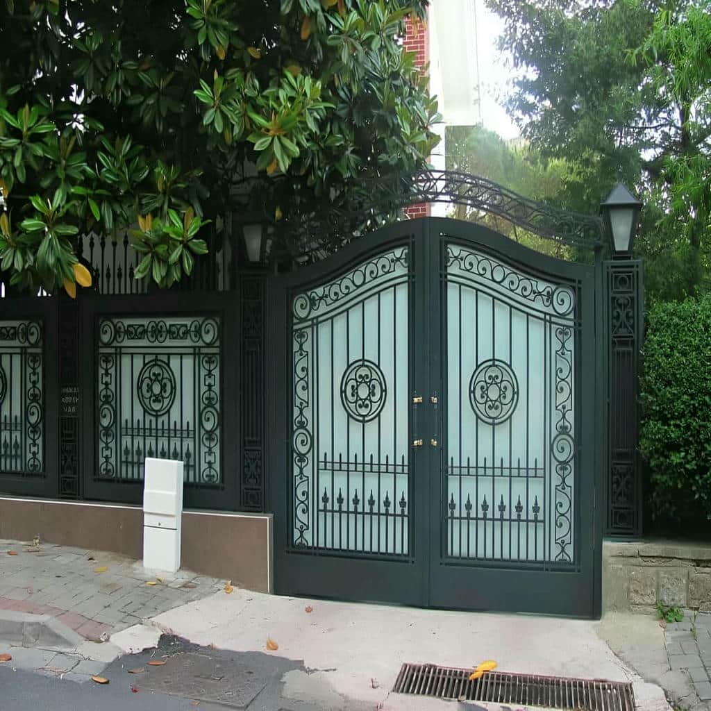 خرید درب ویلایی ترموود نما چوب تمامپوش
