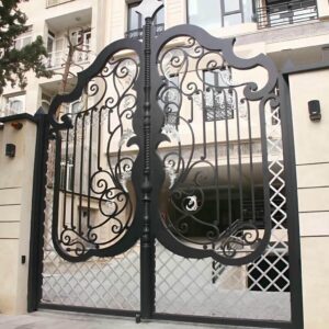 12 طرح درب آهنی ساده قاب دار