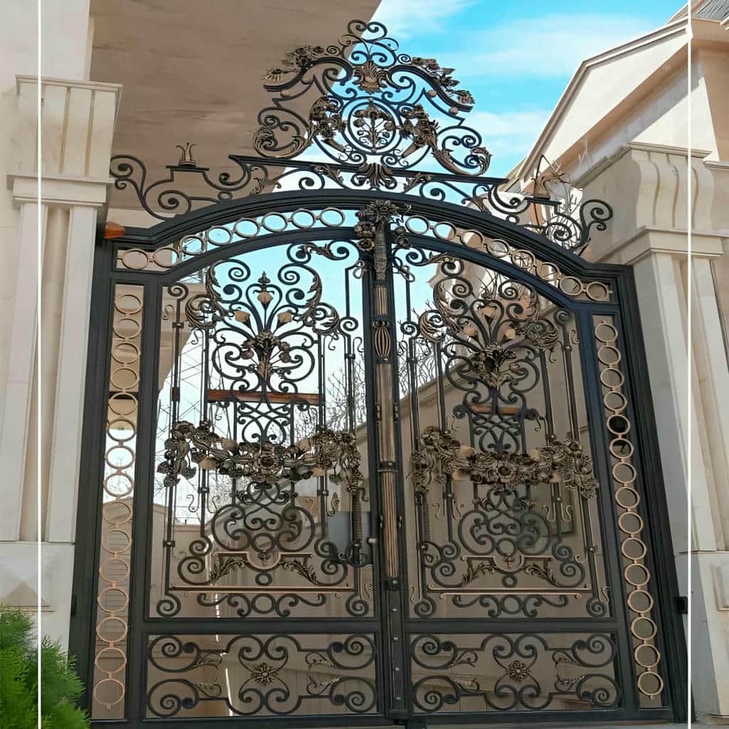 14 طرح درب پارکینگ ریلی ریل زمینی