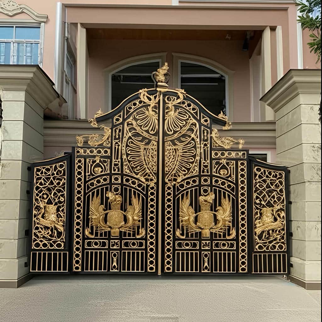 خرید درب ساختمان ساده شاسی فلزی با قفل مطمئن