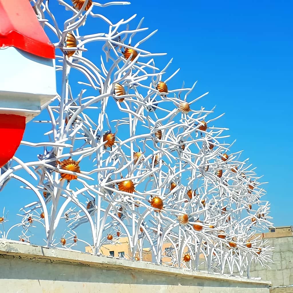ساختار فلزی حفاظ گل