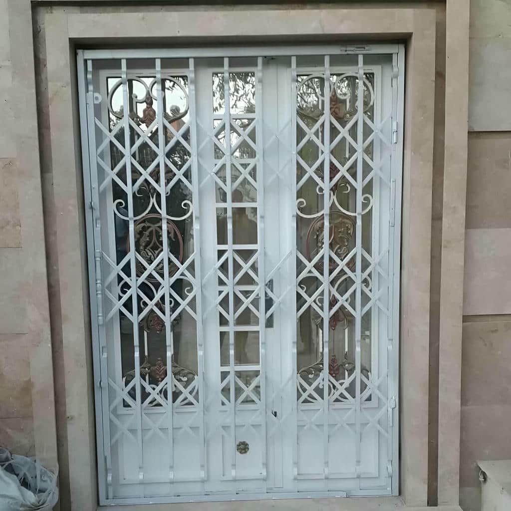 مرکز فروش حفاظ ضربدری آکاردئونی سفارشی مناسب بازسازی ساختمان های قدیمی