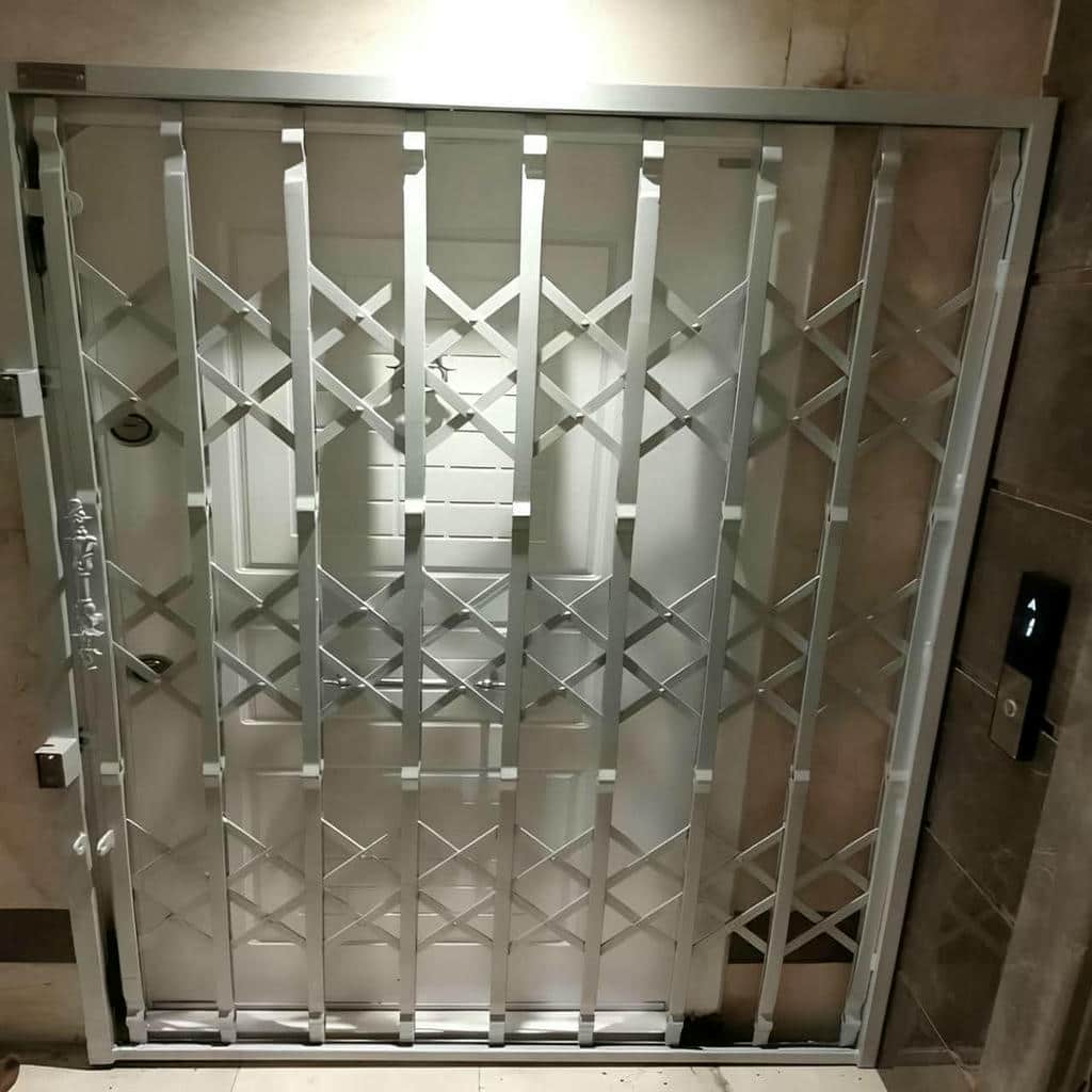 درب آکاردئونی ورودی ساختمان درب آکاردئونی ورودی ساختمان