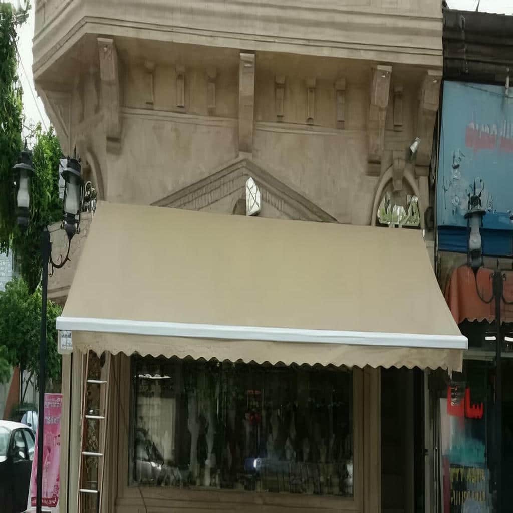 سایبان برقی خودرو با پوشش مقاوم