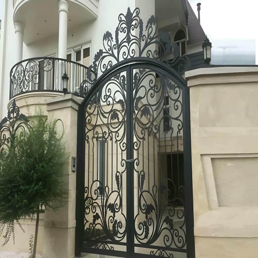 درب فرفورژه فلزی مدرن مرکز فروش درب فرفورژه با ضمانت و قرارداد نصب