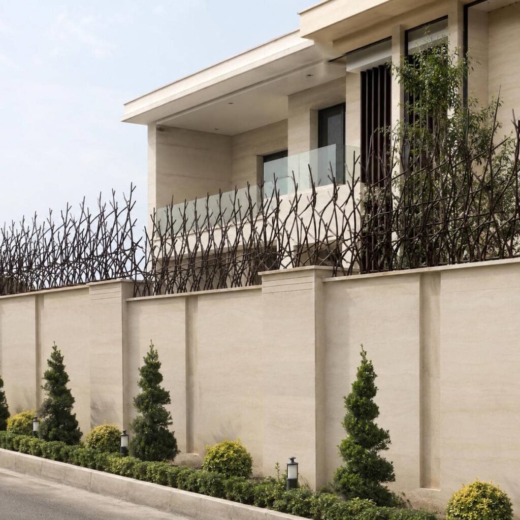 حفاظ فلزی نمای مینیمال