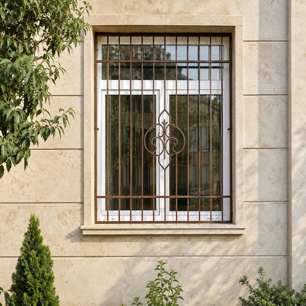 قاب فلزی پنجره دوجداره