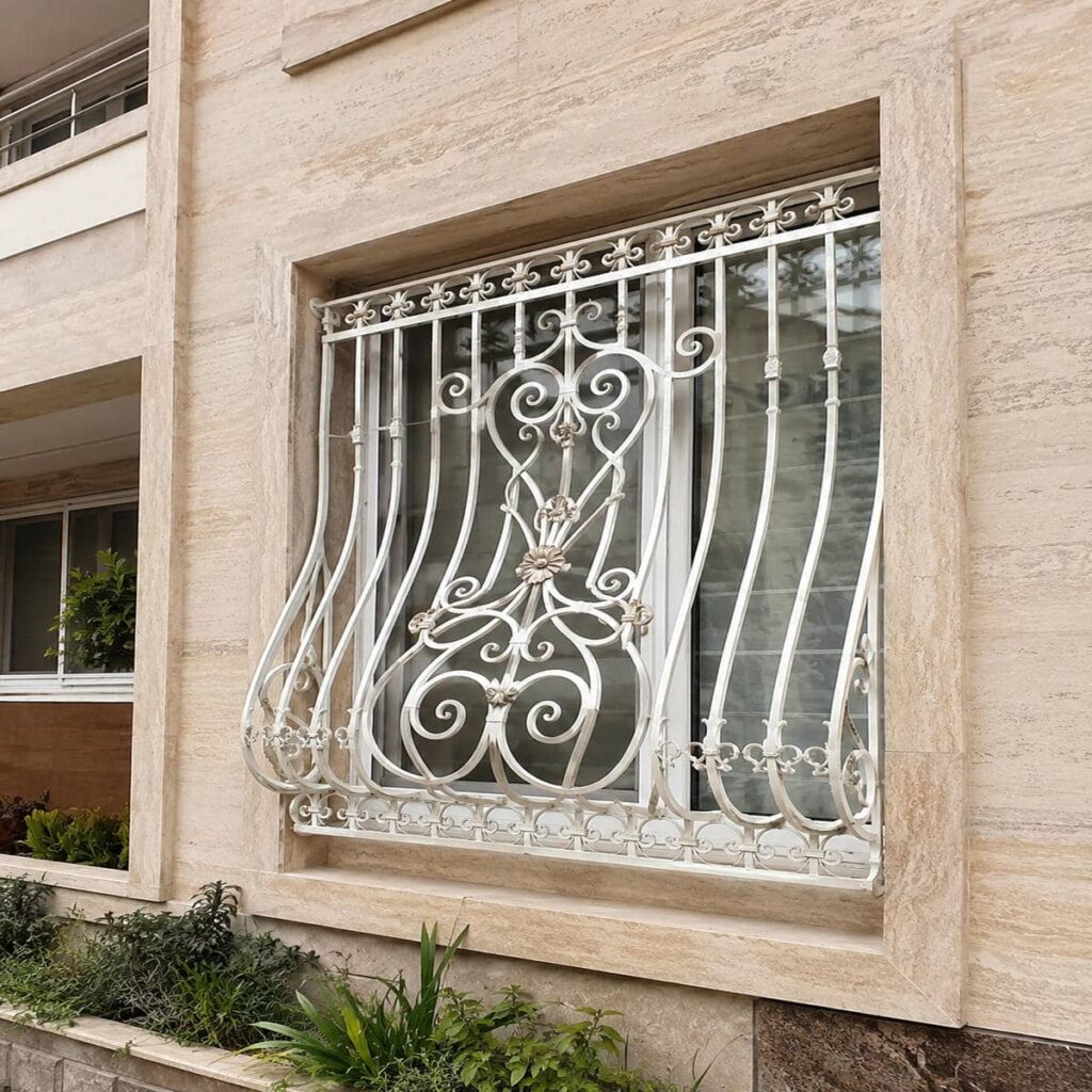 گارد پنجره رنگ شده