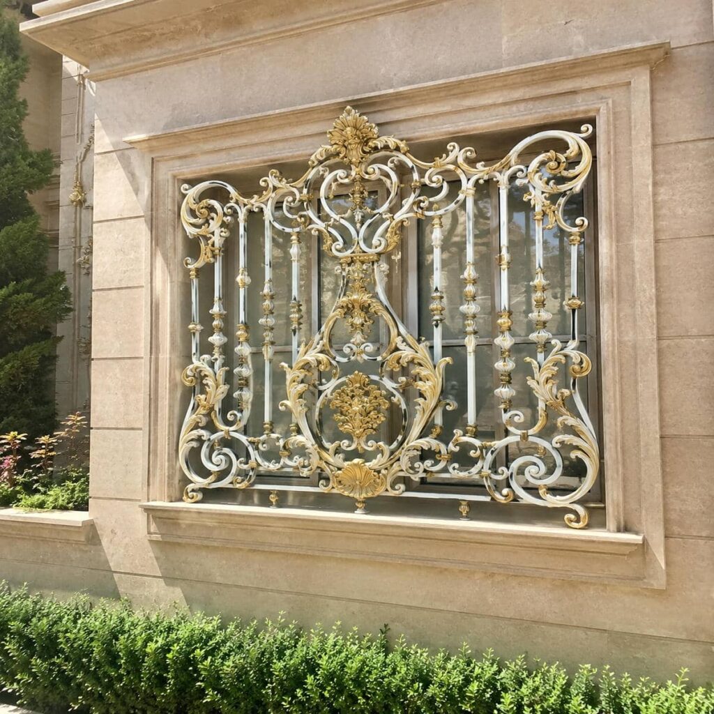 نرده پنجره آهنی مقاوم