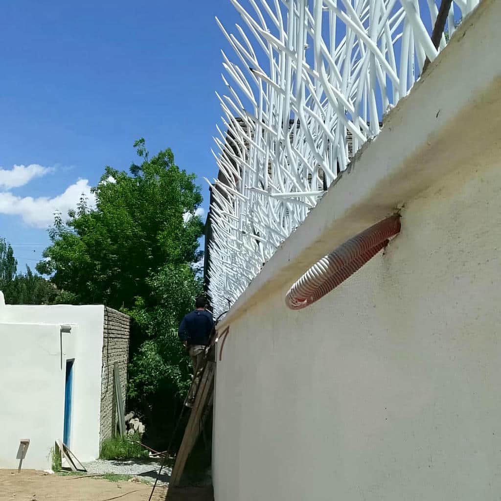 اتصالات فلزی حفاظ دیوار نمای نزدیک در استان ایلام