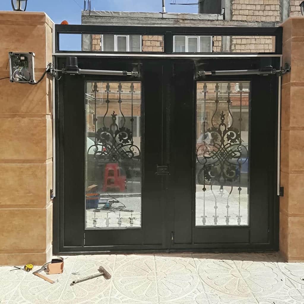 جک درب پارکینگ برای درب دو لنگه جک درب پارکینگ برای درب دو لنگه