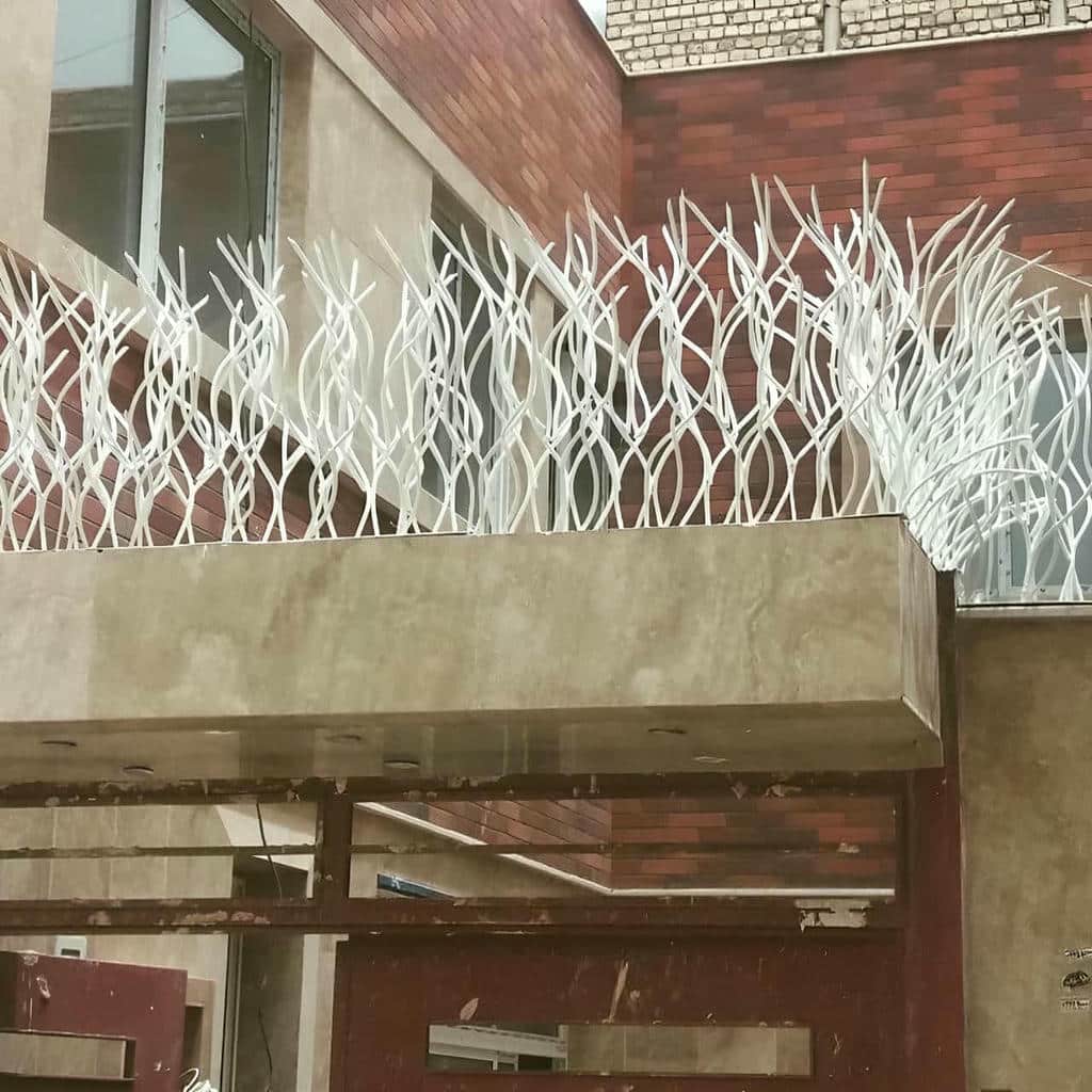 حفاظ دیوار با رنگ کوره ای مات
