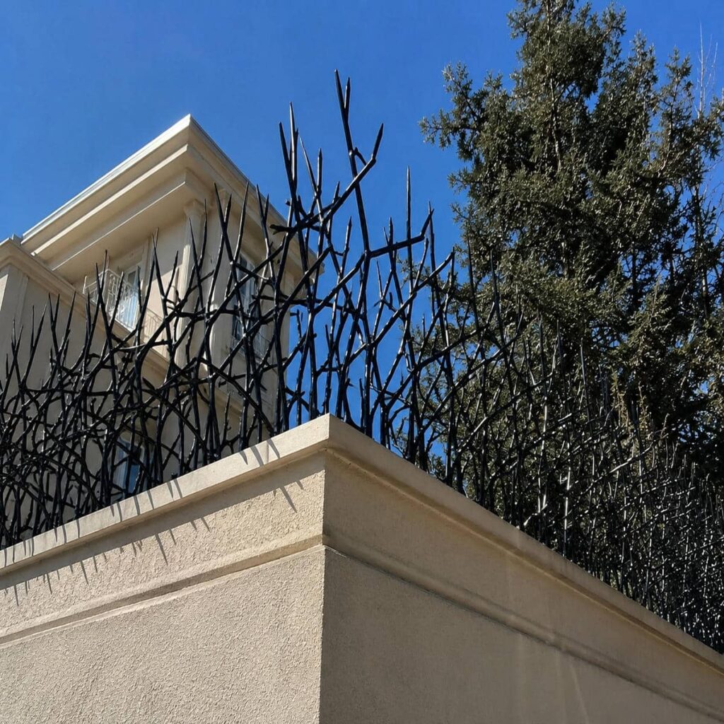 حفاظ دیوار شاخ گوزنی با رنگ مشکی مات