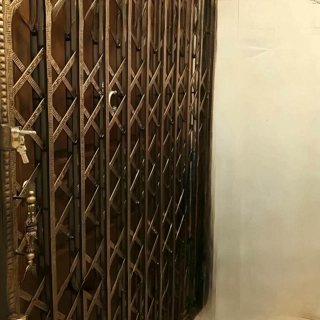 حفاظ فلزی تاشو با پوشش رنگ پودری