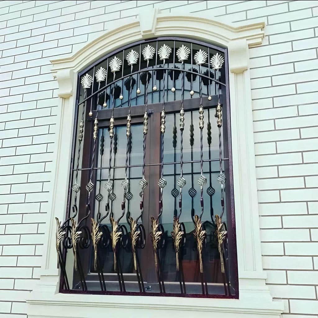 حفاظ پنجره طرح عمودی برای پنجره همکف