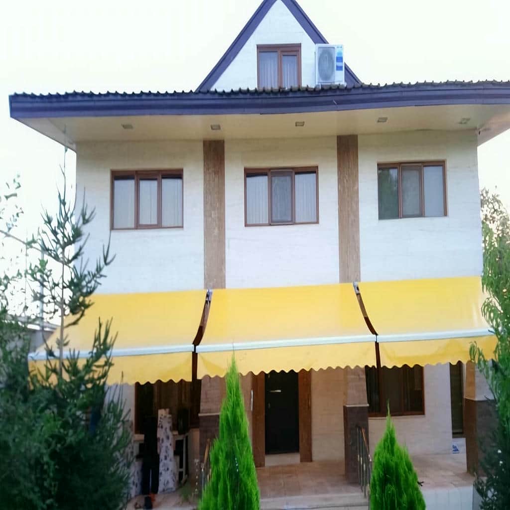 سایبان برقی پارچه ای برای تراس گرگان