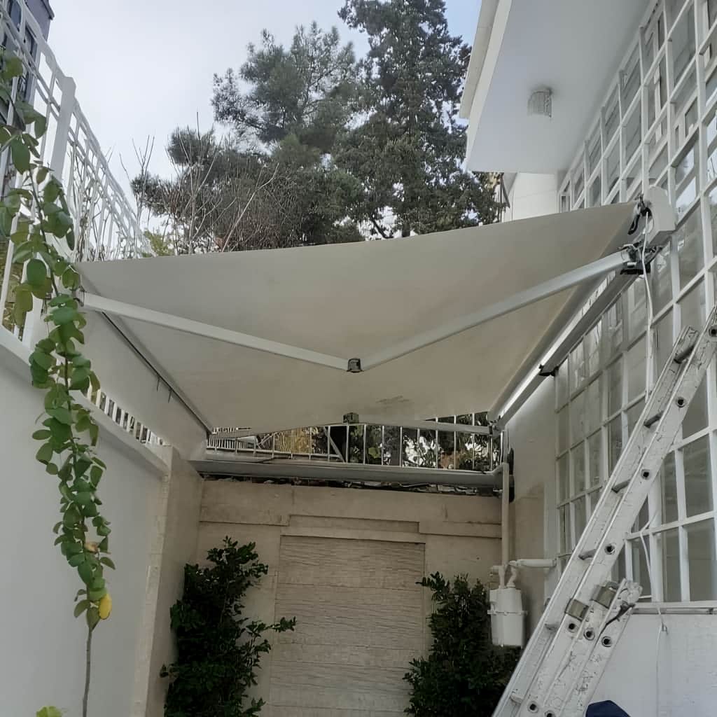 سایه بان اتوماتیک برای تراس خانه در ارومیه