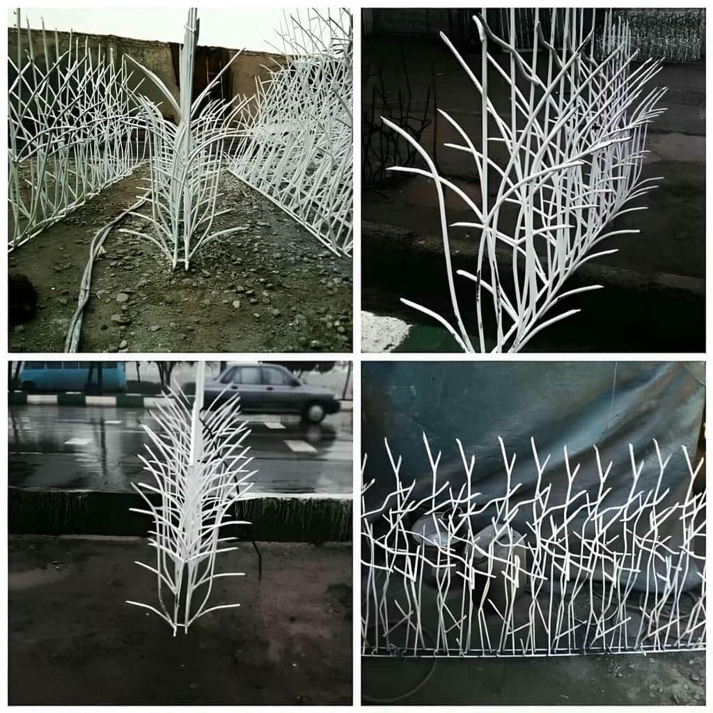 نرده روی دیوار آهنی در اصفهان نرده روی دیوار آهنی در اصفهان