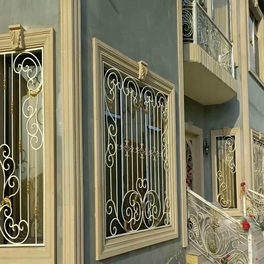 نرده پنجره ویلایی در سنندج با خطوط ساده نرده پنجره ویلایی در سنندج با خطوط ساده