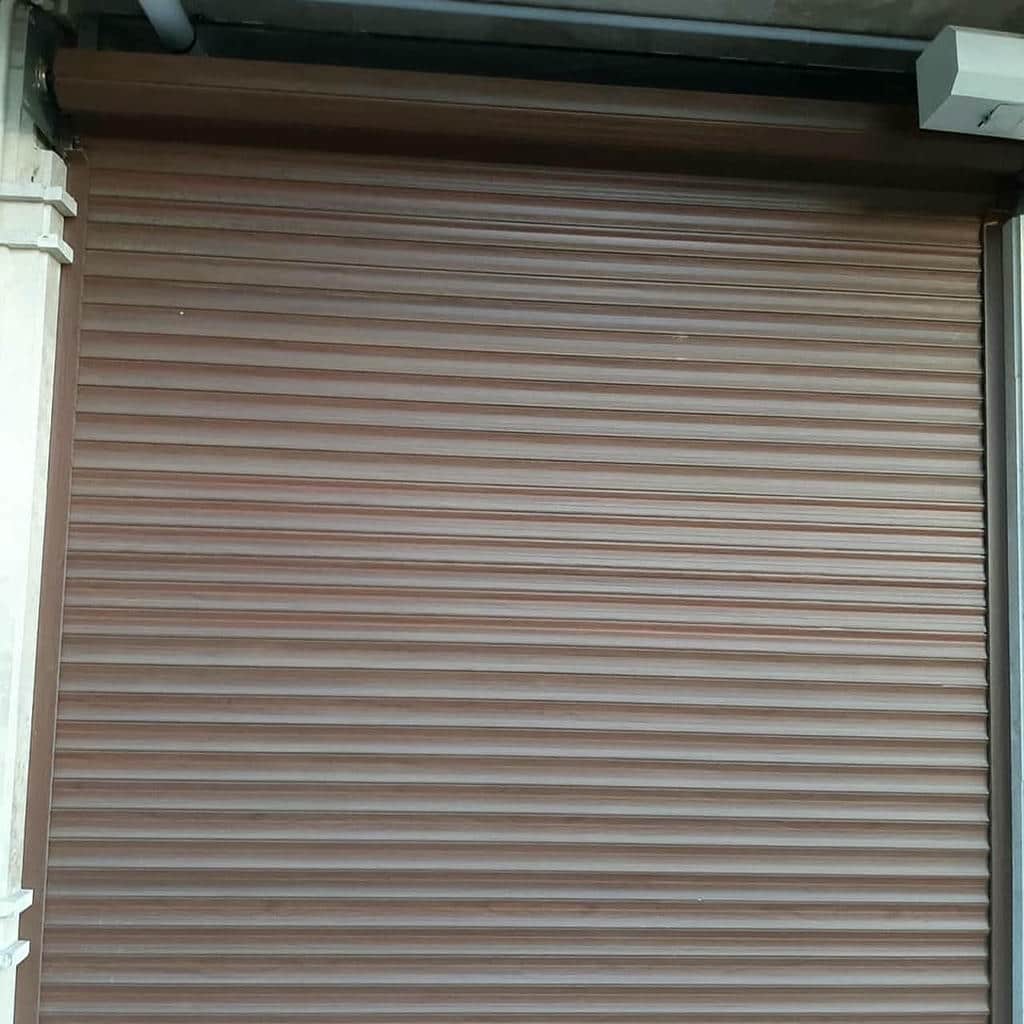 کرکره برقی تیغه فولادی برای ورودی تجاری