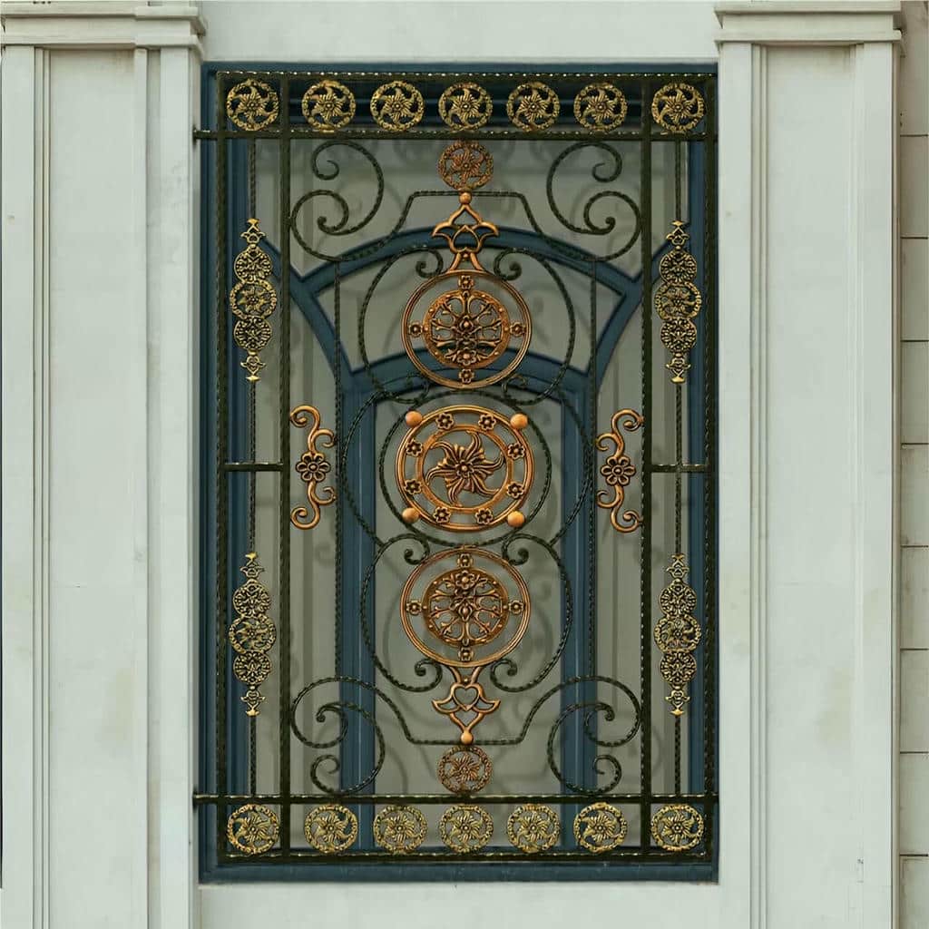 گارد پنجره طرح هندسی با رنگ سفید گارد پنجره طرح هندسی با رنگ سفید
