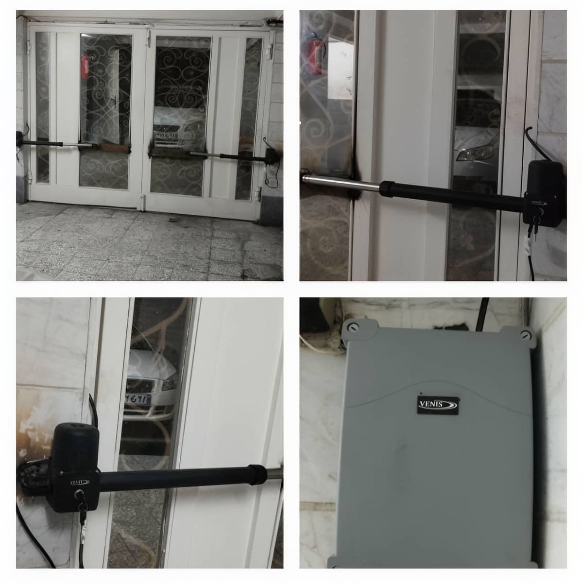 جک درب پارکینگ بازویی مشکی در شیراز مرکز تخصصی فروش جک پارکینگی در شیراز و حومه